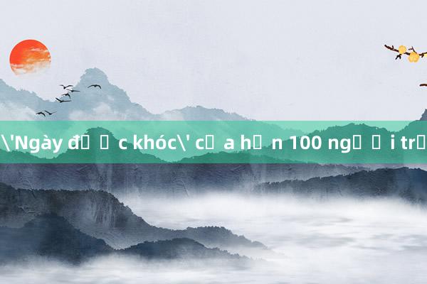 'Ngày được khóc' của hơn 100 người trẻ