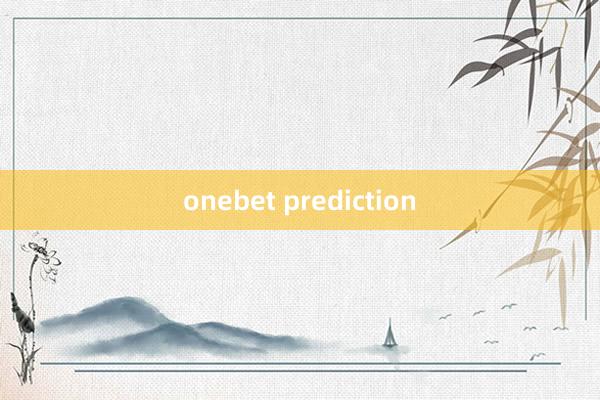 onebet prediction