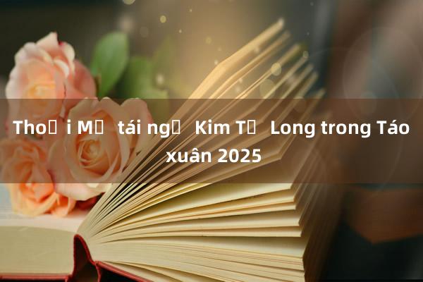 Thoại Mỹ tái ngộ Kim Tử Long trong Táo xuân 2025